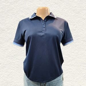 G/FORE Navy Polo Button Down Shirt